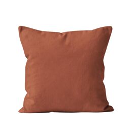 Coussin Déhoussable 40x40 Cm Alix Corail, Par Soleil D'ocre