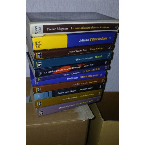 Folio Policier Lot De 11 Livres.