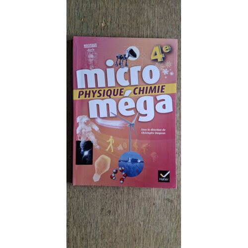 Micro Mega Physique Chimie 4e – Hatier – Etat Neuf – 15 Euros