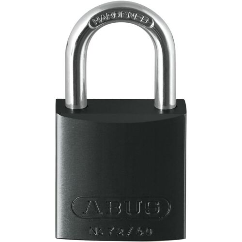 Cadenas à clé - verrouillage automatique - L 40 mm - alu noir - varié ABUS