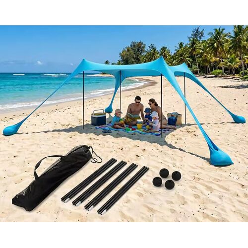 Tente De Plage Anti-Uv Upf50+ 3 X 3 M
