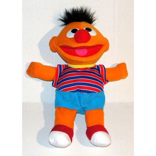 Peluche Ernest 1 Rue Sésame doudou sesame street henson