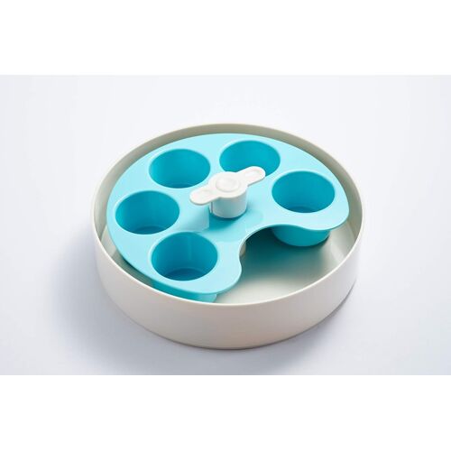 Petdreamhouse Spin Gamelle Interactive Alimentation Lente Pour Chiens Amusante Anti-Ballonnements Et Contrôle Une Alimentation Rapide Taille Unique Palette Bleue