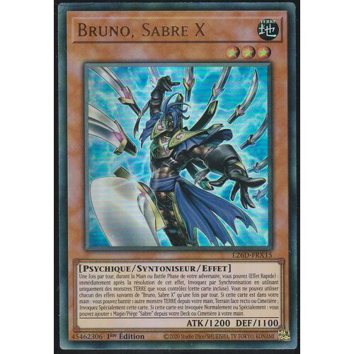 Carte Yu-Gi-Oh - Bruno Sabre X - L26d-Frx15 - Ultra-Rare
