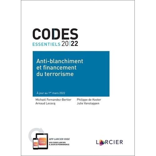 Code Anti-Blanchiment Et Financement Du Terrorisme