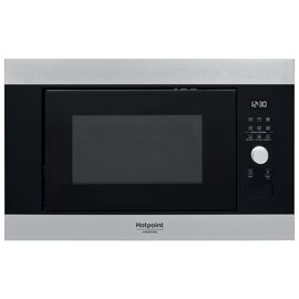 Hotpoint MF25G IX HA.1 Noir, Acier inoxydable Micro-ondes grill Intégré 25 L 900 W