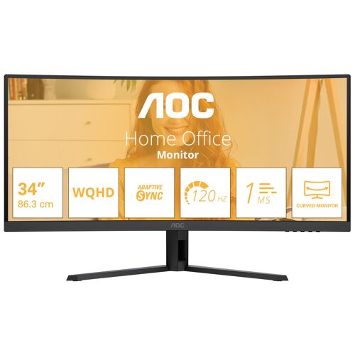 Ecran PC AOC B3 CU34B3E/75 34" 3440 x 1440 Noir
