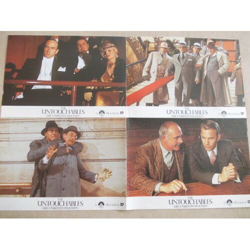 Les Incorruptibles 4 Affichettes De Cinema