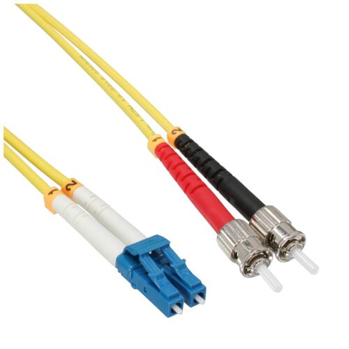 InLine 4043718040780 câble InfiniBand et à fibres optiques 10 m LC ST Jaune