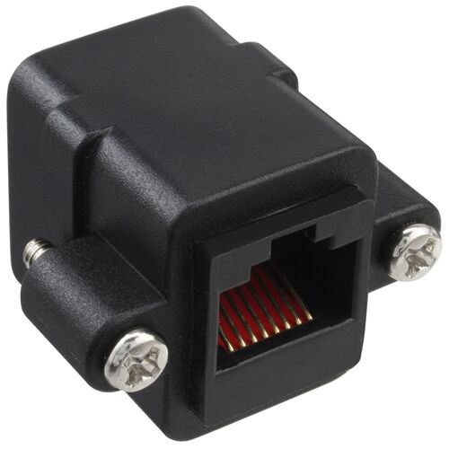 InLine 69990X changeur de genre de câble RJ45 Noir