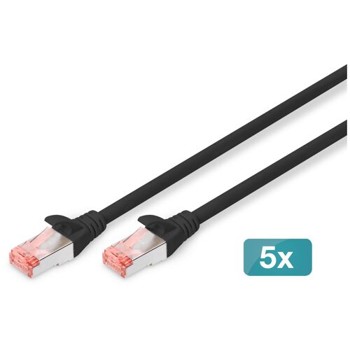 Digitus CAT 6 S/FTP câble patch, 5 pièces