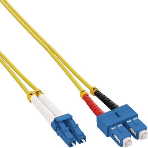 InLine 4043718150892 câble InfiniBand et à fibres optiques 3 m SC LC Bleu et Jaune