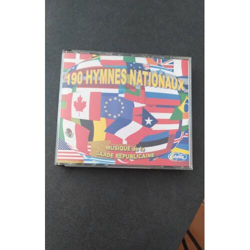 190 Hymnes Nationaux Coffret De 3 Cd