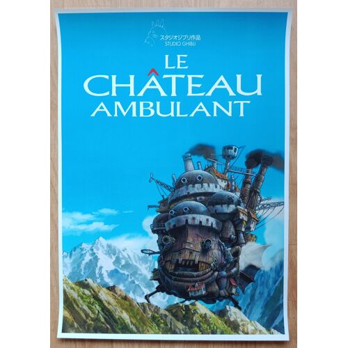 Affiche / Poster Du Film D'animation "Le Château Ambulant" - 29,7 X 42 Cm