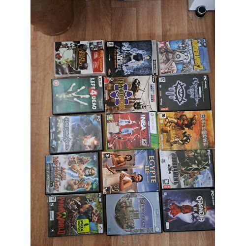 Lot de jeux pc-rom