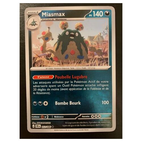 Pokémon Miasmax 057 / 086 Reverse Chaos Ascendant