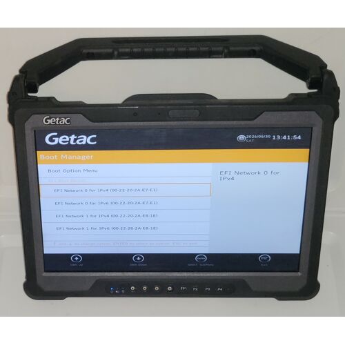 FULLY RUGGED GETAC A140 - 14" i7 - 16GB RAM/256GB SSD/HEAVY DUTY VEHICLE CHARGER WINDOWS 11 PRO