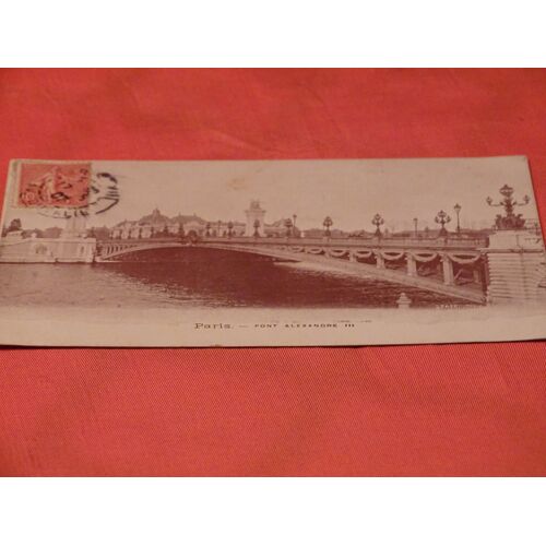 Carte Postale Du Pont . Alexandre . Trois . . Paris . . .
