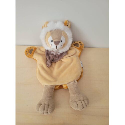 Doudou lion marron babynat