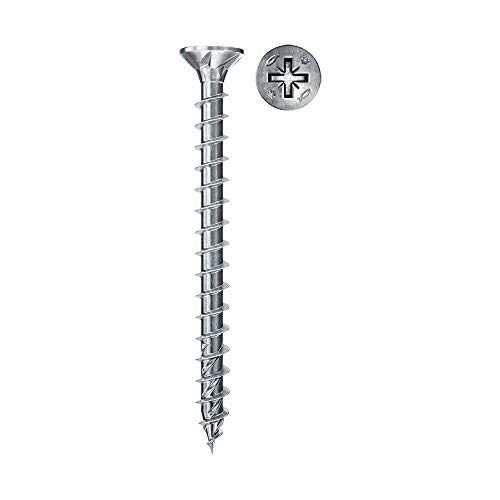 Vis Powerfast Ii Fpf Ii Czf, 30x35 Bc, Tête Fraisée, Entraînement Pz, Entièrement Filetée, Zinguée, Boîte 100 Fischer 670040