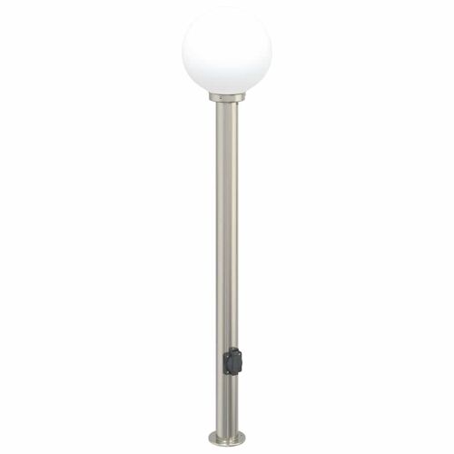 Vidaxl Borne Lumineuse Avec Sortie 120 Cm En Acier Inoxydable Ip44