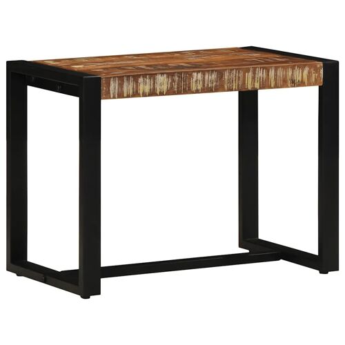 vidaXL Banc multicolore 60x35x45 cm en bois massif recyclé
