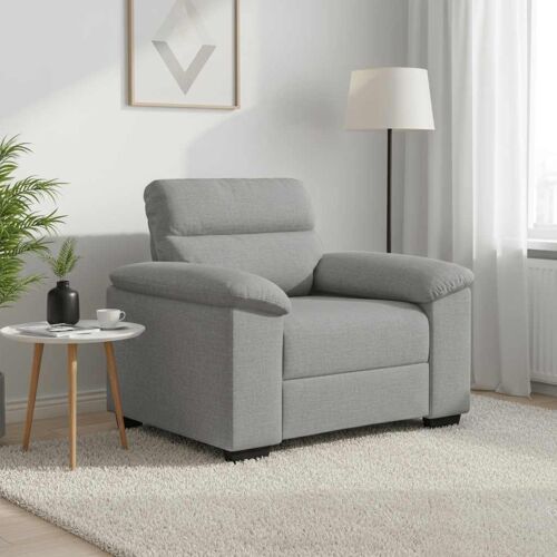 vidaXL Canapé/Fauteuil Gris Nuage 100x81x84 cm tissu