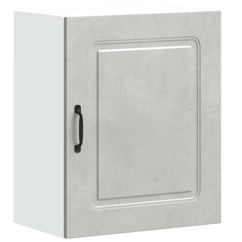 vidaXL Armoire murale de cuisine Kalmar en bois d'ingénierie gris béton