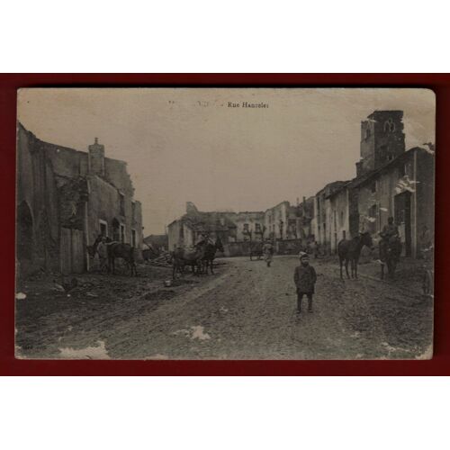 Cpa Haraucourt  - Rue Hanzelet (Meurthe-&-Moselle) Début 20e Siècle