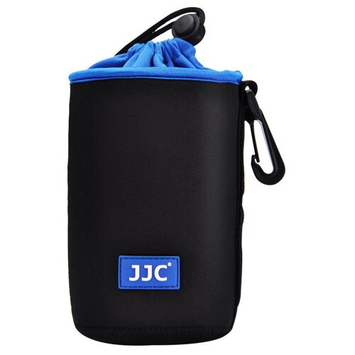 JJC NLP-15 étui et housse pour objectifs d'appareils photo Noir, Bleu Néoprène
