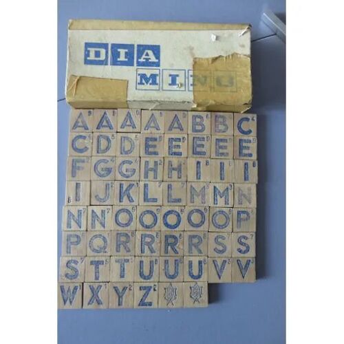 Ancien Jeu De Société En Bois, Dia Mino/23