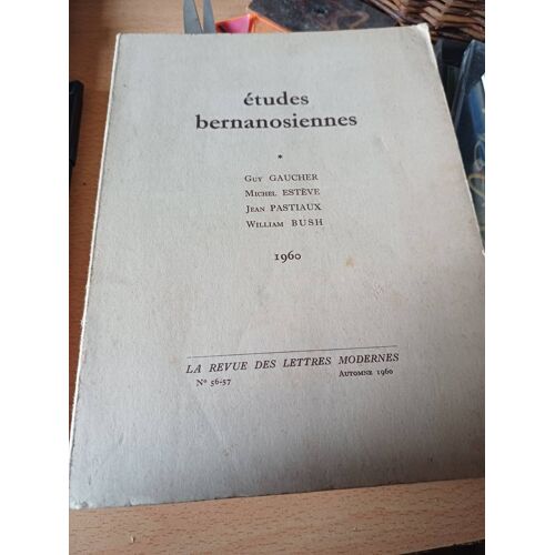 Etudes Bernanosiennes 