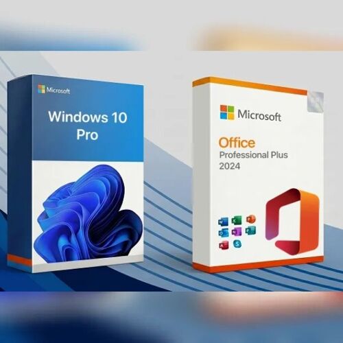 Microsoft Windows 10 Pro & Microsoft Office 2024 - LTSC Professional Plus Bundle Key - GLOBAL