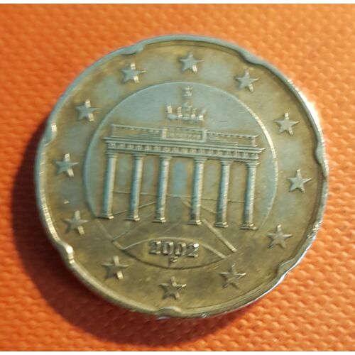 Piece Allemagne 20 Centimes 2002 Tres Bon Etat