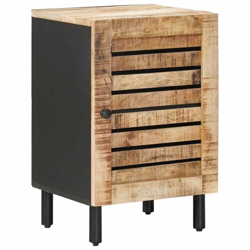 vidaXL Cabinet de salle de bain Marron et Noir 38 x 33,5 x 58 cm