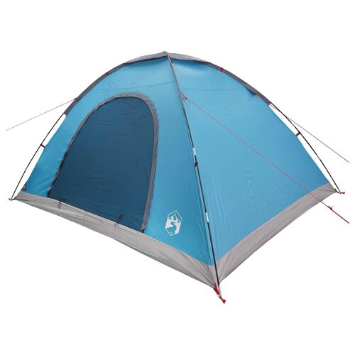 Vidaxl Tente De Camping Avec Toit Avec Évent Bleu 335 X 275 X 180 Cm