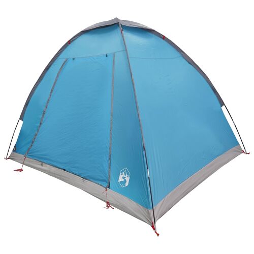 Vidaxl Tente De Camping Avec Toit Bleu 2 Personnes Polyester Et Acier