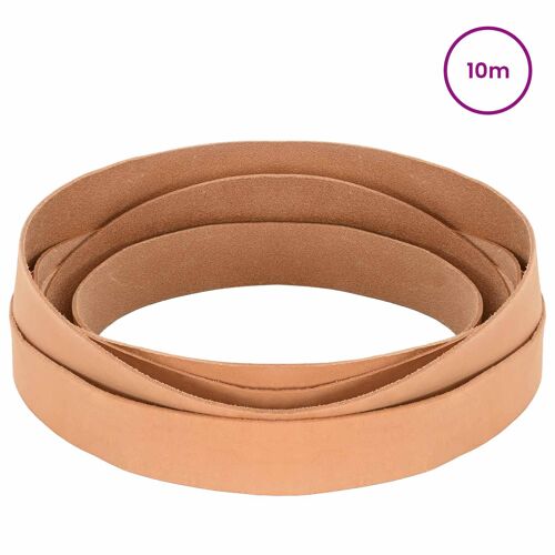 Vidaxl Sangle En Cuir Marron Clair 1000 X 2,5 Cm Cuir