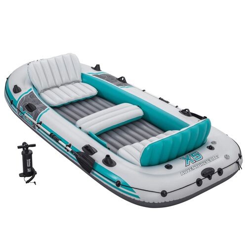Bestway Bateau Gonflable Gris Et Blanc 3,64 X 1,66 M Pvc