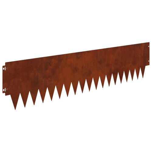 Vidaxl Bordure De Pelouse 30 Pcs Métal
