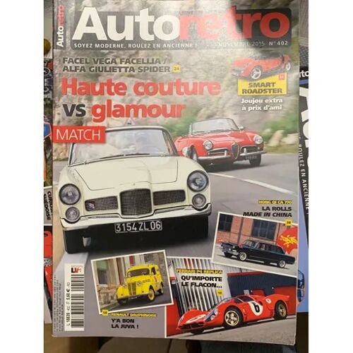 Auto Retro 402 De 2015 Coste C1,Rover P5b Coupe,Facel Vega Facellia F2,Alfa Giulietta Spider,Jensen Interceptor,Hong Qi Ca 770,Land Rover 88 Series 2a,Defender 90 Td4,Bmw 2002 Ti Gr2,Renault Dauphinoi