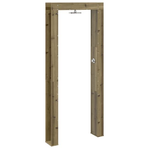 vidaXL Douche d'extérieur 226 cm Naturel