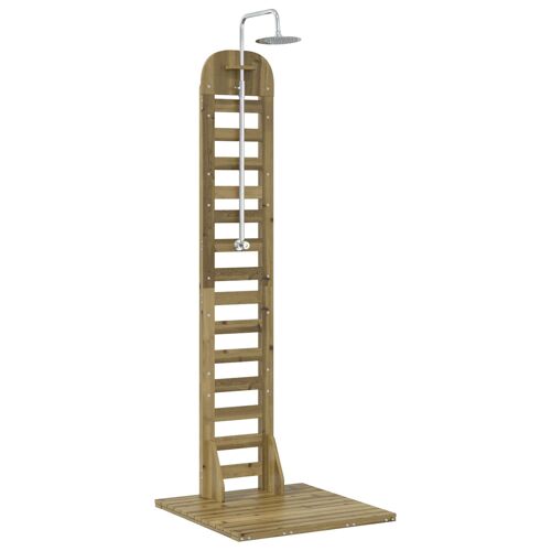 vidaXL Douche d'extérieur 223 cm Naturel