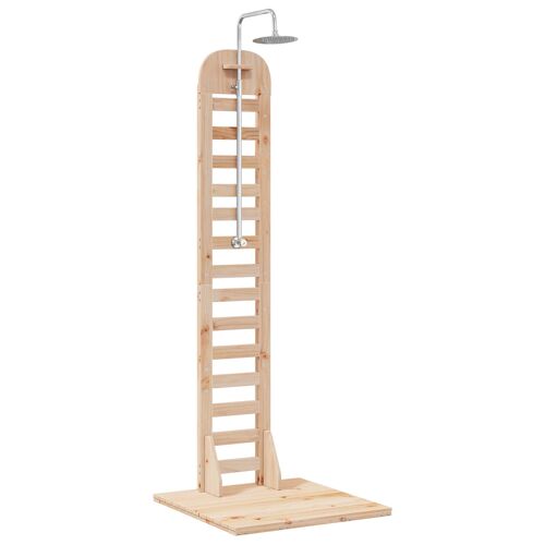 vidaXL Douche d'extérieur 223 cm Naturel