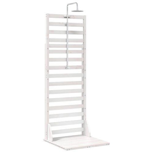 vidaXL Douche d'extérieur 225 cm Blanc