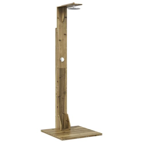 vidaXL Douche d'extérieur 214,5 cm Naturel