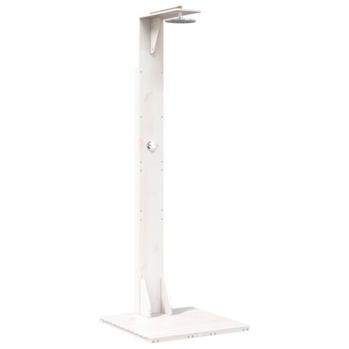 vidaXL Douche d'extérieur 214,5 cm Blanc