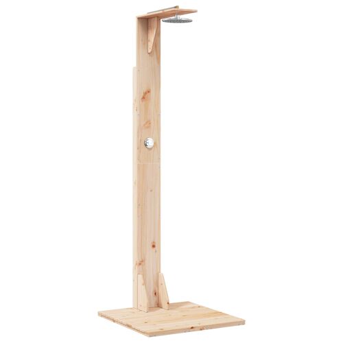 vidaXL Douche d'extérieur 214,5 cm Naturel