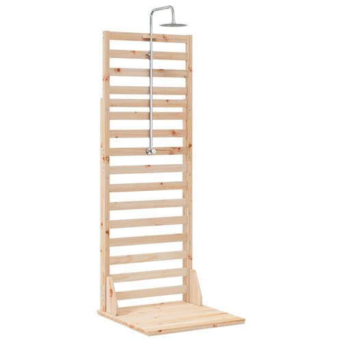 vidaXL Douche d'extérieur 225 cm Naturel