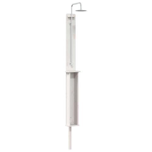 vidaXL Douche d'extérieur 246 cm Blanc